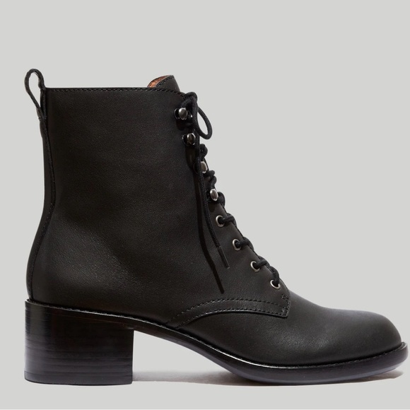 Madewell Patti Lace-Up Ankle Booties - Picture 1 of 9